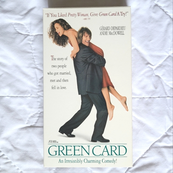 2/$15 ๐ผ Green Card VHS - Picture 1 of 8